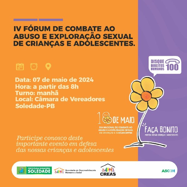 Quarto Fórum de Combate ao Abuso e a Exploração Sexual de Crianças e Adolescentes